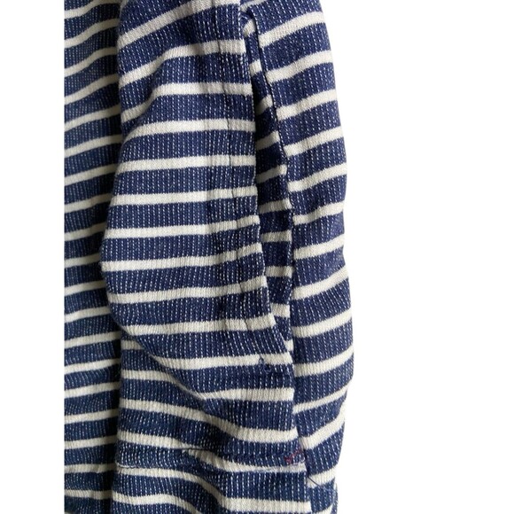 Fresh Produce Womens Open Front Cardigan Size 2X Blue Stripe Lightweight Coastal - Picture 9 of 10